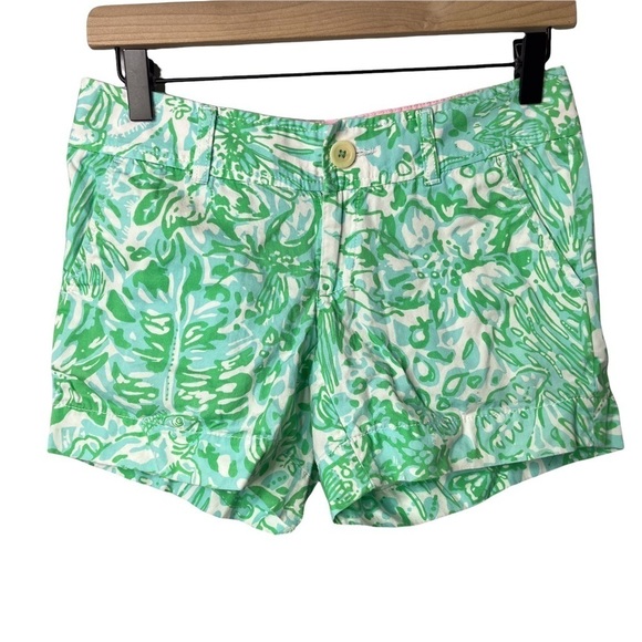Lilly Pulitzer Pants - Lilly Pulitzer Callahan Shorts Green Size 00 Summer